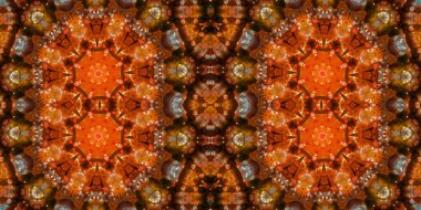 Kusursuz kaleydoskop deseni. Örgü deseninin dokusu. Sonsuz desen