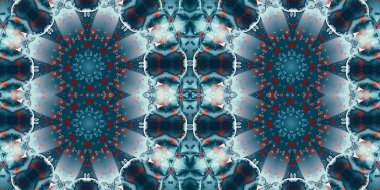Kusursuz kaleydoskop deseni. Örgü deseninin dokusu. Sonsuz desen