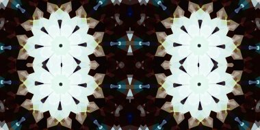 Kusursuz kaleydoskop deseni. Örgü deseninin dokusu. Sonsuz desen