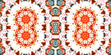 Kusursuz kaleydoskop deseni. Örgü deseninin dokusu. Sonsuz desen