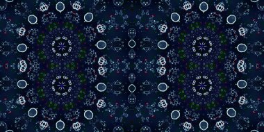 Kusursuz kaleydoskop deseni. Örgü deseninin dokusu. Sonsuz desen