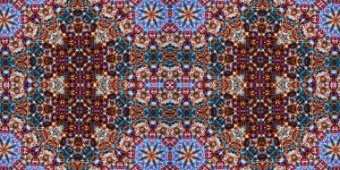 Kusursuz kaleydoskop deseni. Örgü deseninin dokusu. Sonsuz desen