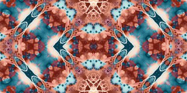 Kusursuz kaleydoskop deseni. Örgü deseninin dokusu. Sonsuz desen