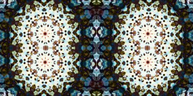 Kusursuz kaleydoskop deseni. Örgü deseninin dokusu. Sonsuz desen