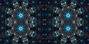 Kusursuz kaleydoskop deseni. Örgü deseninin dokusu. Sonsuz desen