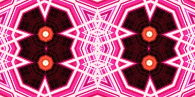 Kusursuz kaleydoskop deseni. Örgü deseninin dokusu. Sonsuz desen