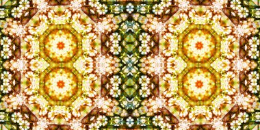 Kusursuz kaleydoskop deseni. Örgü deseninin dokusu. Sonsuz desen