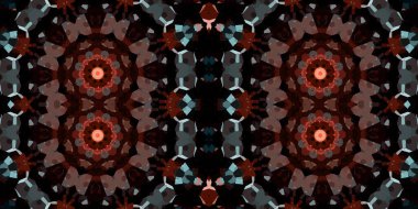 Kusursuz kaleydoskop deseni. Örgü deseninin dokusu. Sonsuz desen