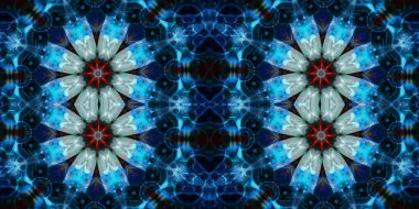 Kusursuz kaleydoskop deseni. Örgü deseninin dokusu. Sonsuz desen