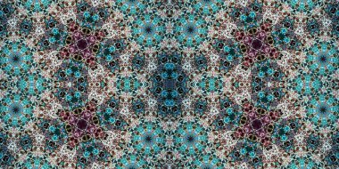 Kusursuz soyut desen. Şablonun dokusu simetrik. Sonsuz desen