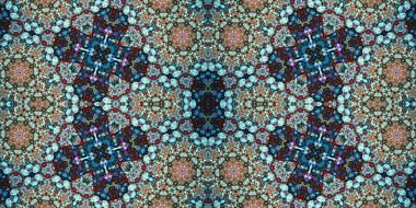 Kusursuz soyut desen. Şablonun dokusu simetrik. Sonsuz desen