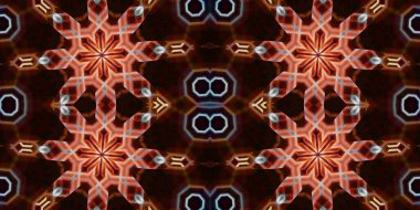 Kusursuz soyut desen. Şablonun dokusu simetrik. Sonsuz desen