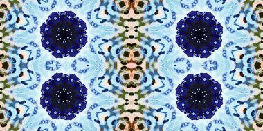 Kusursuz soyut desen. Şablonun dokusu simetrik. Sonsuz desen