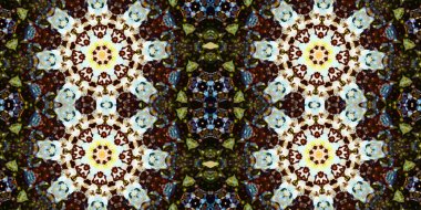 Kusursuz soyut desen. Şablonun dokusu simetrik. Sonsuz desen