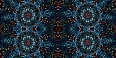 Kusursuz soyut desen. Şablonun dokusu simetrik. Sonsuz desen