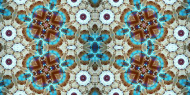 Kusursuz soyut desen. Şablonun dokusu simetrik. Sonsuz desen