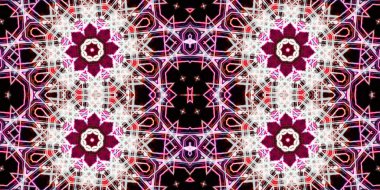 Kusursuz soyut desen. Şablonun dokusu simetrik. Sonsuz desen