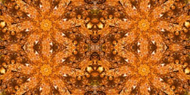 Kusursuz soyut desen. Şablonun dokusu simetrik. Sonsuz desen