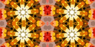 Kusursuz soyut desen. Şablonun dokusu simetrik. Sonsuz desen