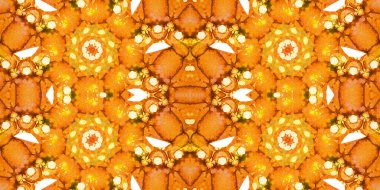 Kusursuz soyut desen. Şablonun dokusu simetrik. Sonsuz desen