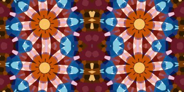 Kusursuz soyut desen. Şablonun dokusu simetrik. Sonsuz desen