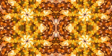 Kusursuz soyut desen. Şablonun dokusu simetrik. Sonsuz desen