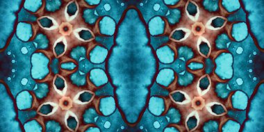 Kusursuz soyut desen. Şablonun dokusu simetrik. Sonsuz desen