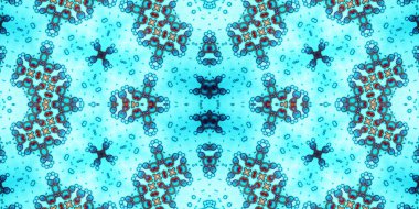 Kusursuz soyut desen. Şablonun dokusu simetrik. Sonsuz desen