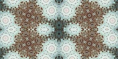 Kusursuz soyut desen. Şablonun dokusu simetrik. Sonsuz desen