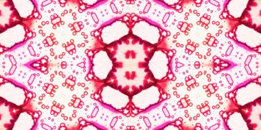 Kusursuz soyut desen. Şablonun dokusu simetrik. Sonsuz desen