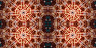 Kusursuz soyut desen. Şablonun dokusu simetrik. Sonsuz desen