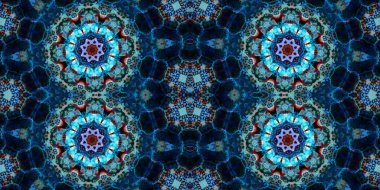 Kusursuz soyut desen. Şablonun dokusu simetrik. Sonsuz desen