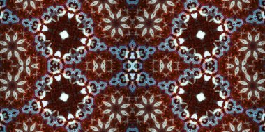 Kusursuz soyut desen. Şablonun dokusu simetrik. Sonsuz desen