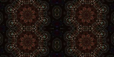 Kusursuz soyut desen. Şablonun dokusu simetrik. Sonsuz desen