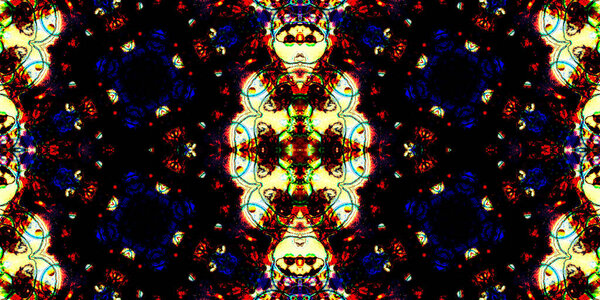 Бесшовный абстрактный шаблон. Текстура узора симметрична. Бесконечный шаблон