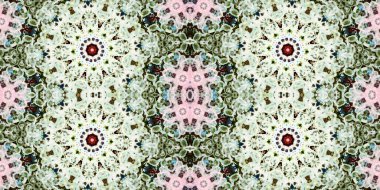 Kusursuz soyut desen. Şablonun dokusu simetrik. Sonsuz desen