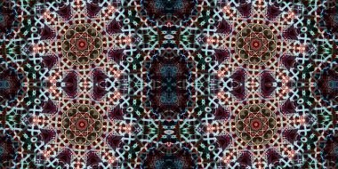 Kusursuz soyut desen. Şablonun dokusu simetrik. Sonsuz desen