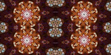 Kusursuz soyut desen. Şablonun dokusu simetrik. Sonsuz desen