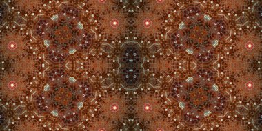 Kusursuz soyut desen. Şablonun dokusu simetrik. Sonsuz desen