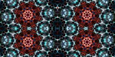 Kusursuz soyut desen. Şablonun dokusu simetrik. Sonsuz desen