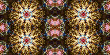 Kusursuz soyut desen. Şablonun dokusu simetrik. Sonsuz desen