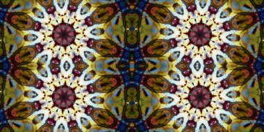 Kusursuz soyut desen. Şablonun dokusu simetrik. Sonsuz desen