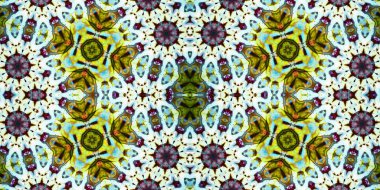 Kusursuz soyut desen. Şablonun dokusu simetrik. Sonsuz desen