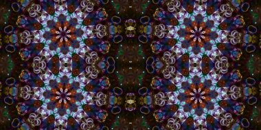 Kusursuz soyut desen. Şablonun dokusu simetrik. Sonsuz desen