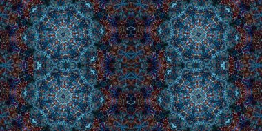 Kusursuz soyut desen. Şablonun dokusu simetrik. Sonsuz desen