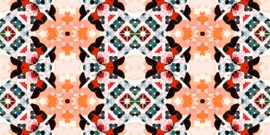 Kusursuz kare halı deseni. Doku soyuttur. Arkaplan soyut sonsuzdur