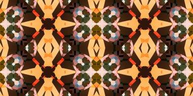 Kusursuz kare halı deseni. Doku soyuttur. Arkaplan soyut sonsuzdur