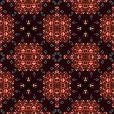 Kusursuz kare halı deseni. Doku soyuttur. Arkaplan soyut sonsuzdur