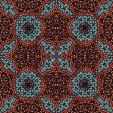 Kusursuz kare halı deseni. Doku soyuttur. Arkaplan soyut sonsuzdur