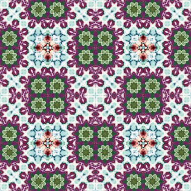 Kusursuz kare halı deseni. Doku soyuttur. Arkaplan soyut sonsuzdur